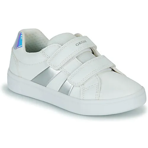 Geox  J DJROCK GIRL A  girls's Children's Shoes (Trainers) in White