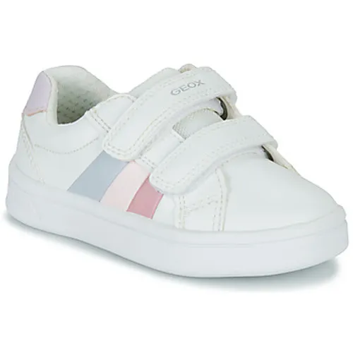 Geox  J DJROCK GIRL  girls's Children's Shoes (Trainers) in White