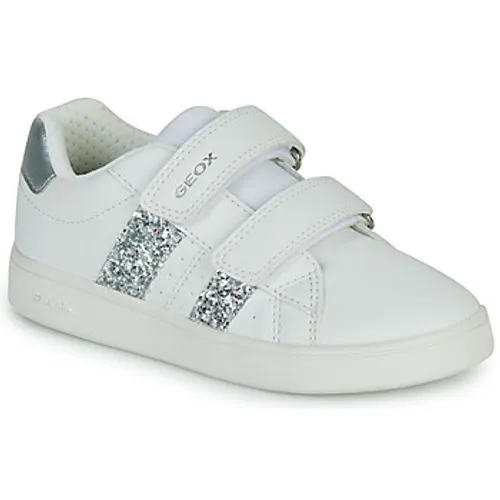 Geox  J ECLYPER GIRL  girls's Children's Shoes (Trainers) in White