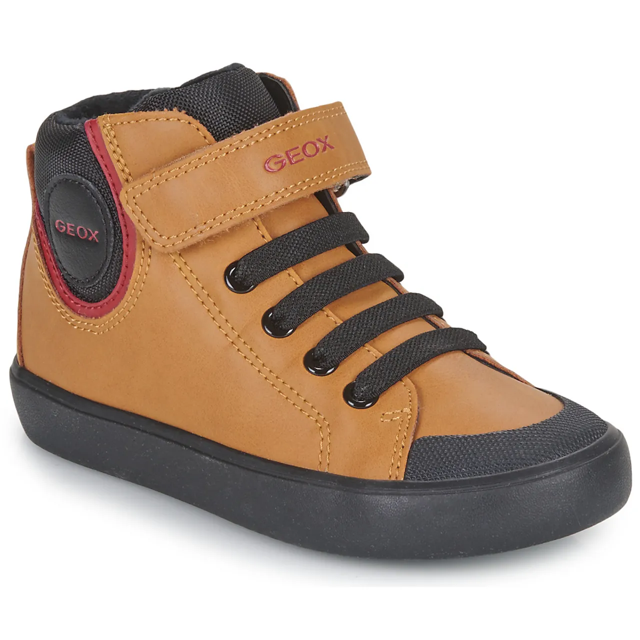 Geox  J GISLI BOY F  boys's Children's Shoes (High-top Trainers) in Brown