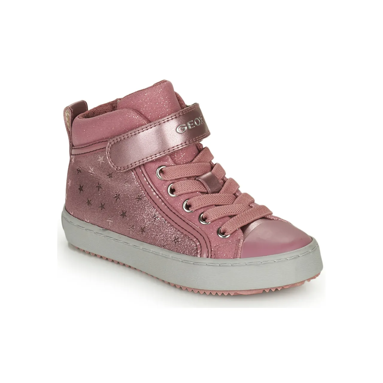 Geox  J KALISPERA GIRL I  girls's Children's Shoes (High-top Trainers) in Pink