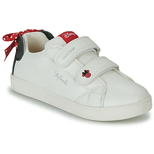 Geox  J KATHE GIRL  girls's Children's Shoes (Trainers) in White