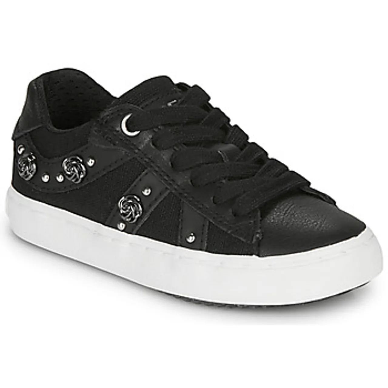 Geox  J KILWI GIRL  girls's Children's Shoes (Trainers) in Black