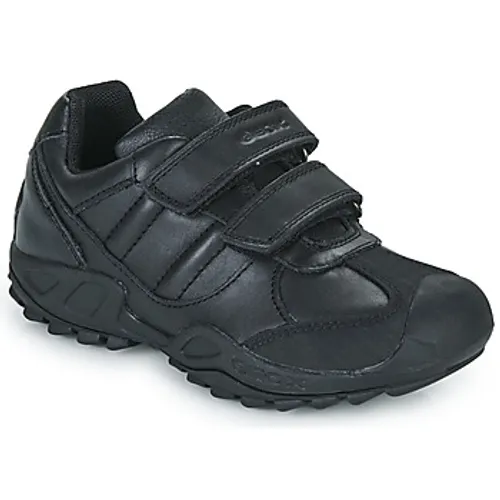 Geox  J N.SAVAGE B. B  men's Shoes (Trainers) in Black