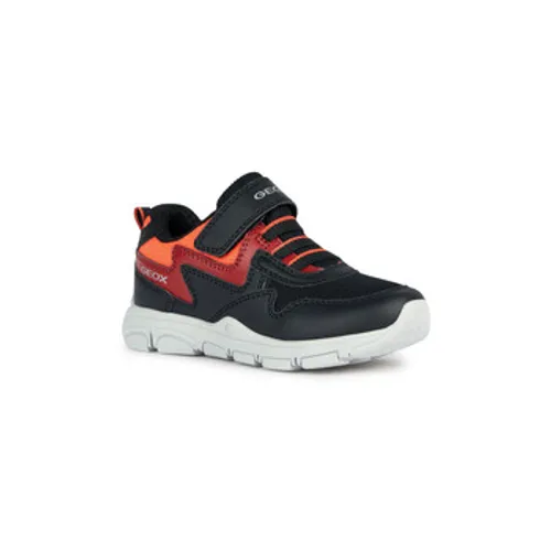Geox  J N.TORQUE B. A  boys's Children's Shoes (Trainers) in Black