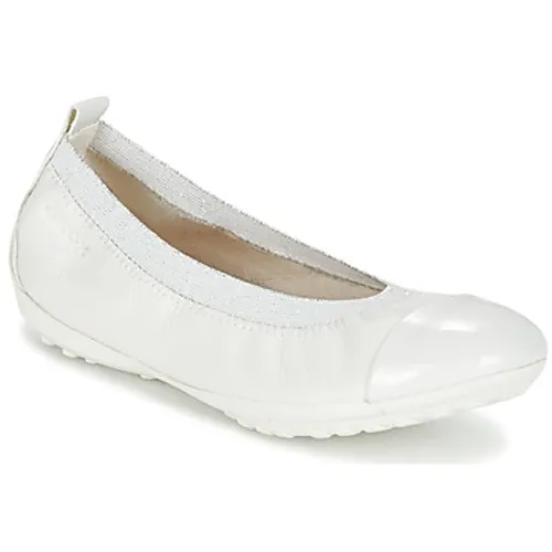 Geox  J PIUMA BALL B  girls's Children's Shoes (Pumps / Ballerinas) in White