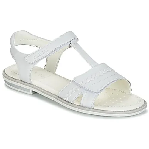 Geox  J S.GIGLIO A  girls's Children's Sandals in White