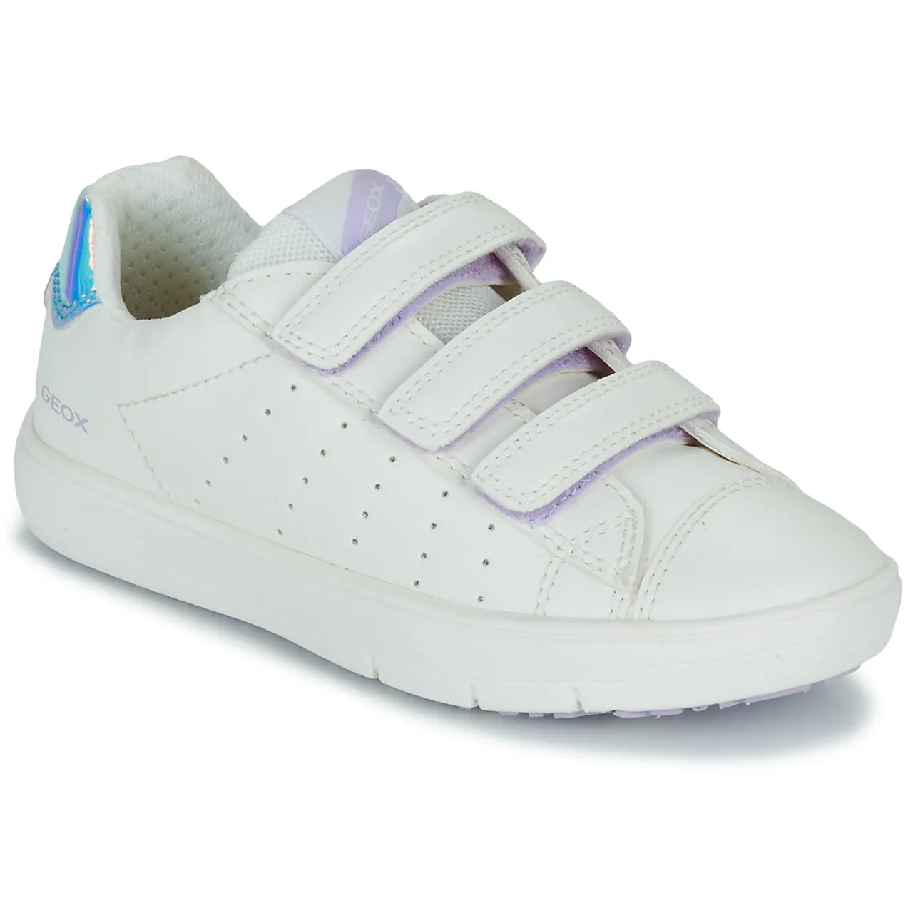 Geox  J SILENEX GIRL B  girls's Children's Shoes (Trainers) in White