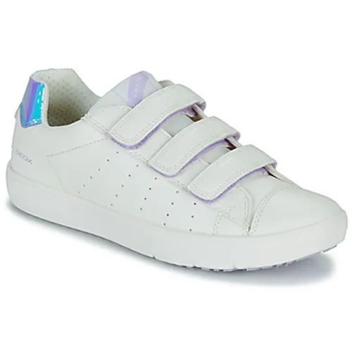 Geox  J SILENEX GIRL B  girls's Children's Shoes (Trainers) in White