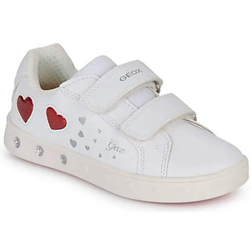 Geox  J SKYLIN GIRL A  girls's Children's Shoes (Trainers) in White