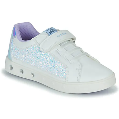 Geox  J SKYLIN GIRL D  girls's Children's Shoes (Trainers) in White