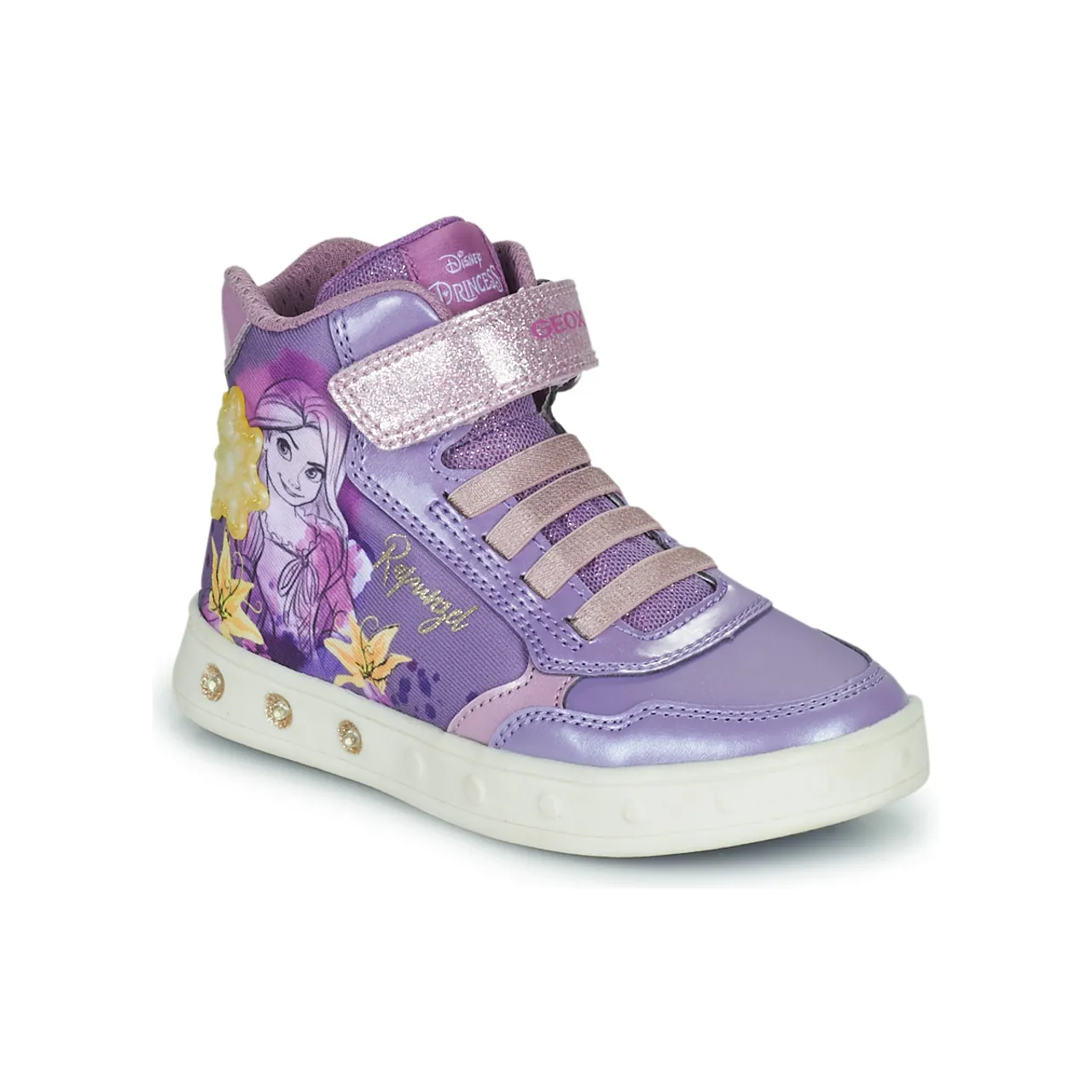 Geox  J SKYLIN GIRL G  girls's Children's Shoes (High-top Trainers) in Purple
