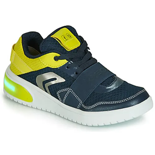 Geox  J XLED BOY  boys's Children's Shoes (Trainers) in Blue