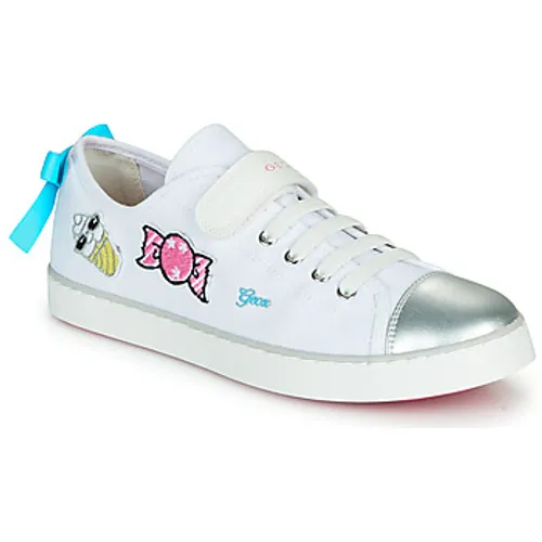 Geox  JR CIAK FILLE  girls's Children's Shoes (Trainers) in White