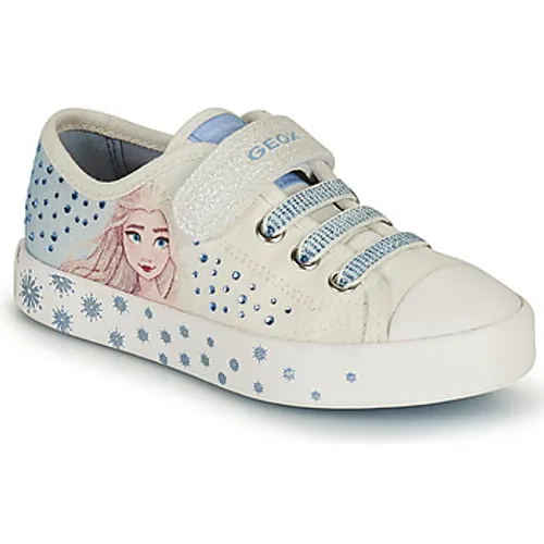 Geox  JR CIAK GIRL  girls's Children's Shoes (Trainers) in White