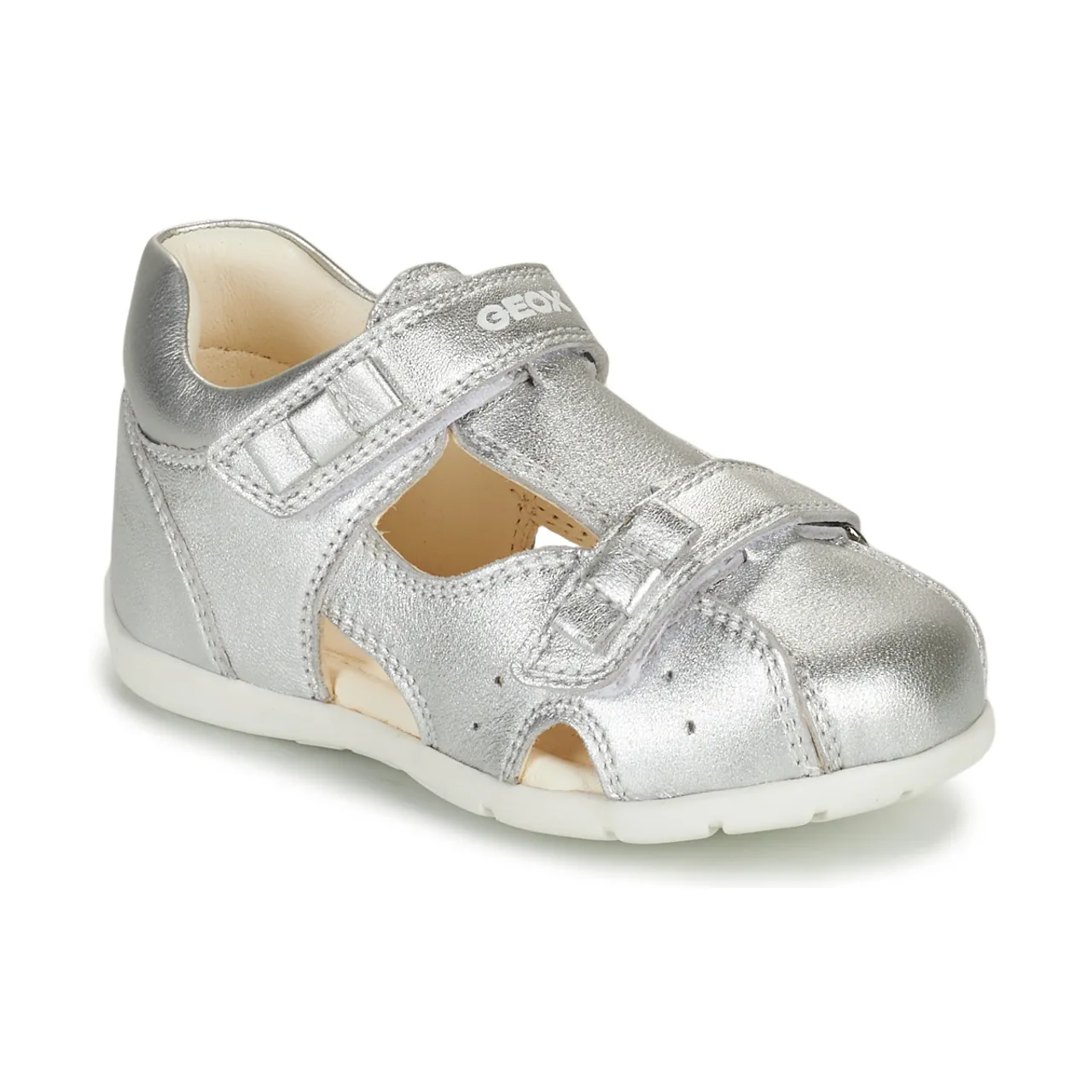 Geox  KAYTAN  girls's Children's Sandals in Silver