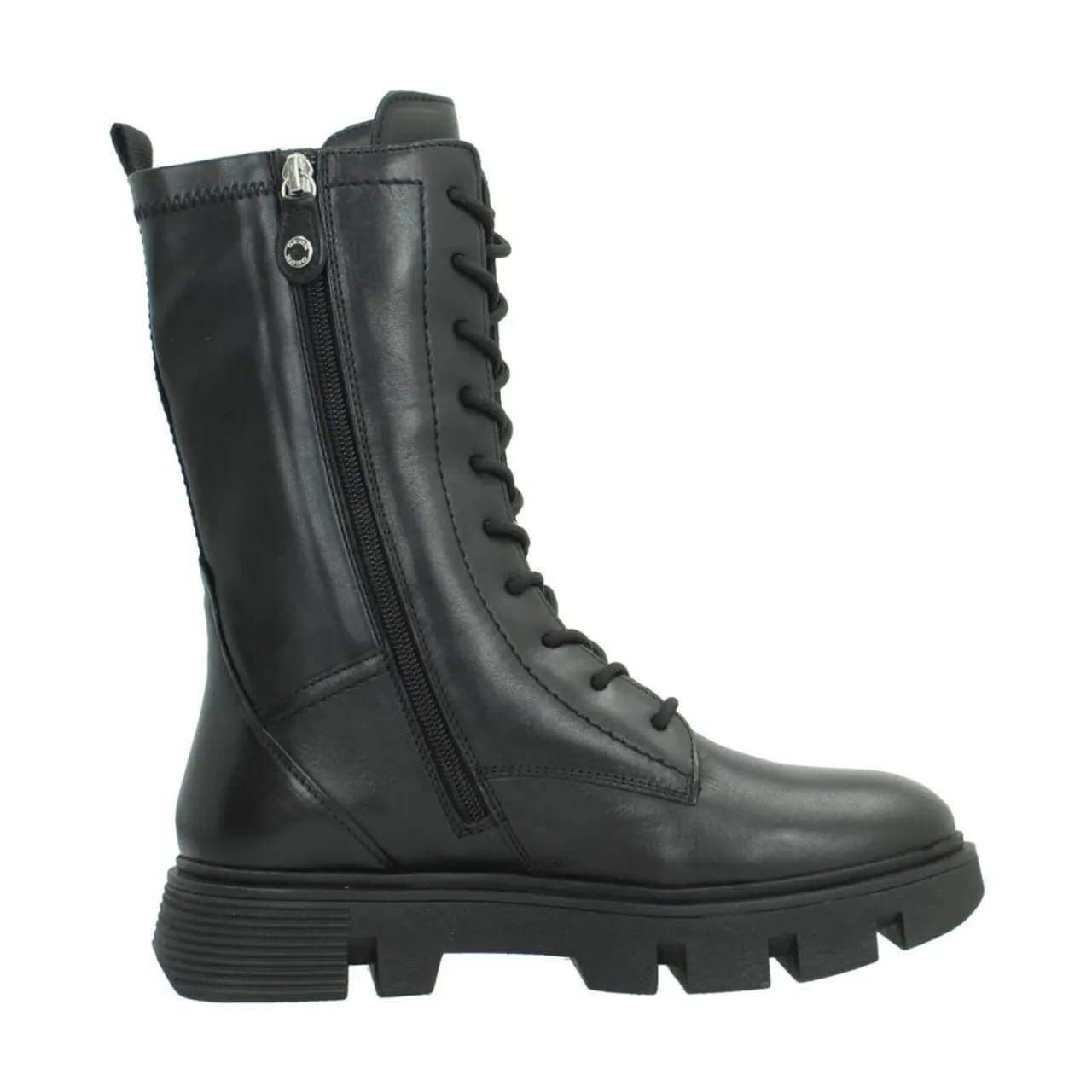 Geox , Lace-up Boots ,Black female, Sizes: