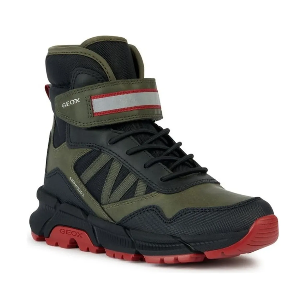 Geox , Military Red Flexyper Plus Booties ,Green male, Sizes: