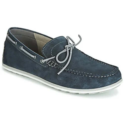 Geox  MIRVIN  men's Boat Shoes in Blue