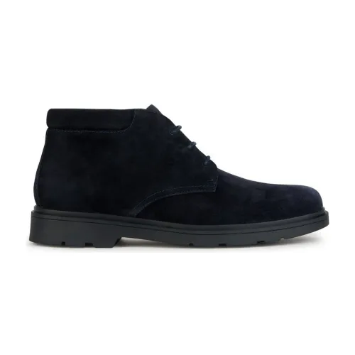 Geox , Navy Ankle Boots ,Blue male, Sizes:
