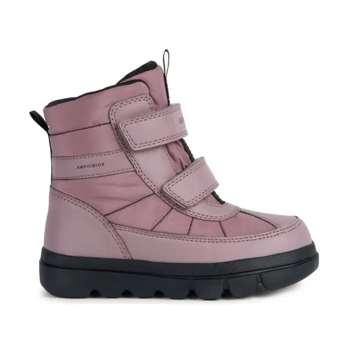 Geox , Rose Booties for Girls ,Pink female, Sizes: