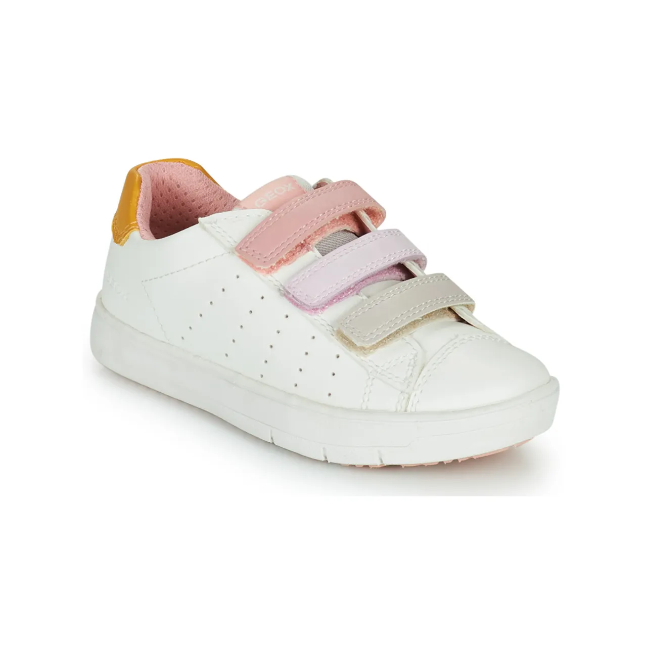 Geox  SILENEX GIRL  girls's Children's Shoes (Trainers) in White