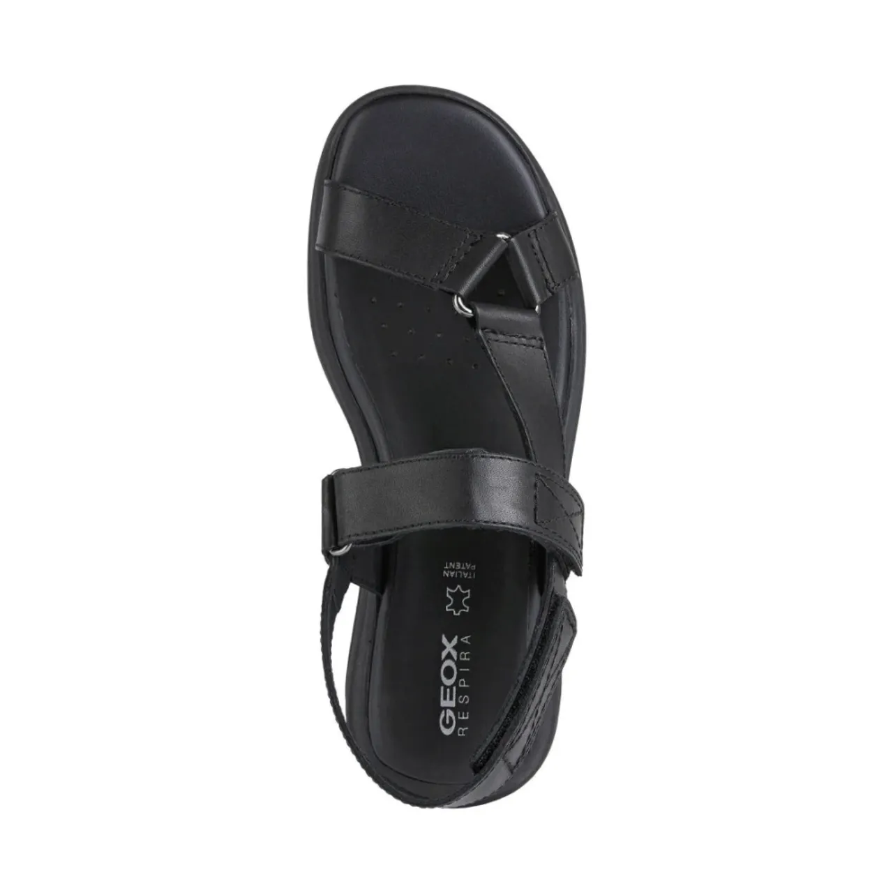 Geox , spherica ec5w sandals ,Black female, Sizes: