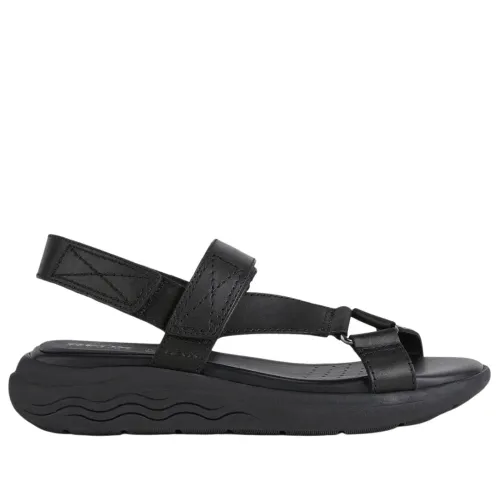 Geox , spherica ec5w sandals ,Black female, Sizes: