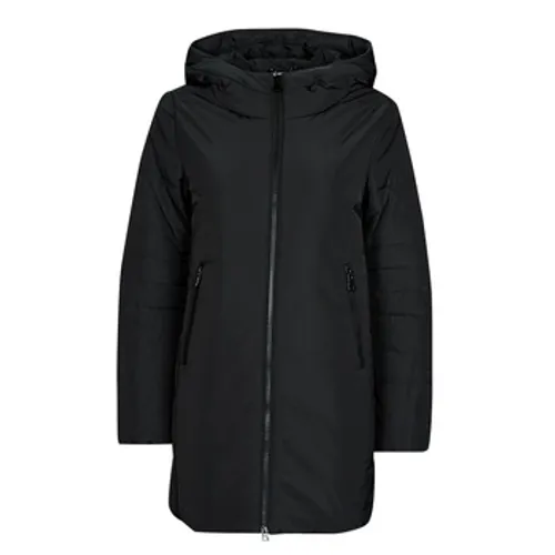 Geox  W MYRIA LONG COAT  women's Coat in Black