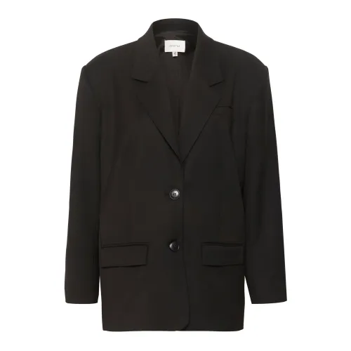Gestuz , Relaxed Fit Paulagz Oz Blazer Jacket ,Black female, Sizes: