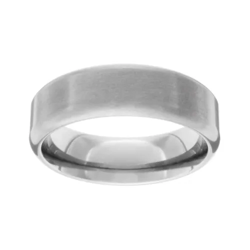 GETi Brushed Titanium Rolled 7mm Ring