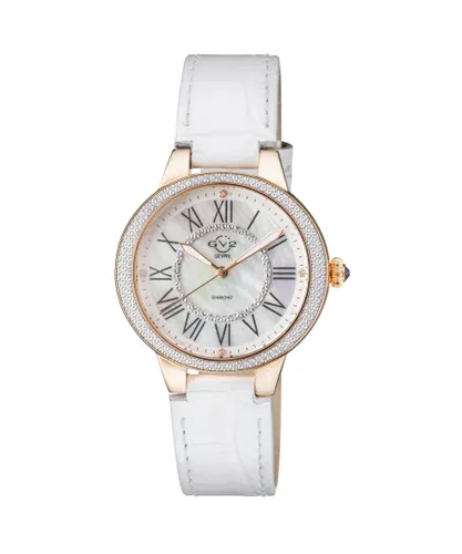 Gevril GV2 Astor II WoMens MOP Dial IPRG White Watch - One Size