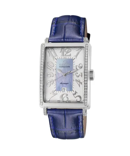 Gevril WoMens 6207NE Glamour Automatic Blue Diamond Watch - One Size