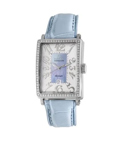 Gevril WoMens 6207NL Glamour Automatic Blue Diamond Watch - One Size