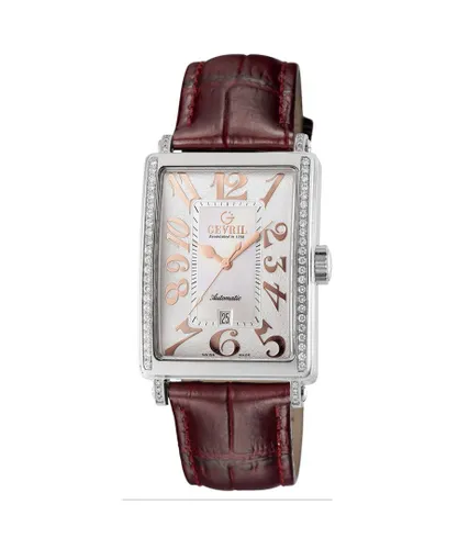 Gevril WoMens 6208RE Glamour Automatic Pink Diamond Watch - One Size