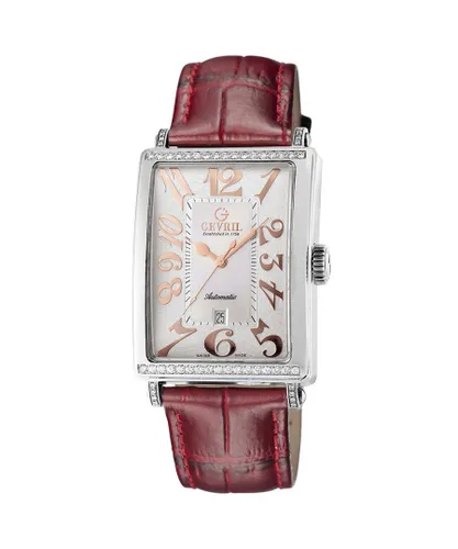 Gevril WoMens 6208RT Glamour Automatic Pink Diamond Watch - One Size