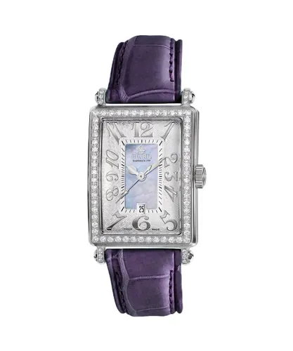 Gevril WoMens 7247NL Mini Quartz Avenue of Americas Blue Diamond Watch - One Size
