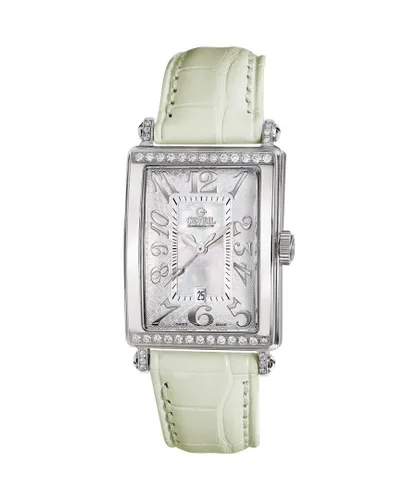Gevril WoMens 7249NT Avenue of Americas White Diamond Watch - One Size