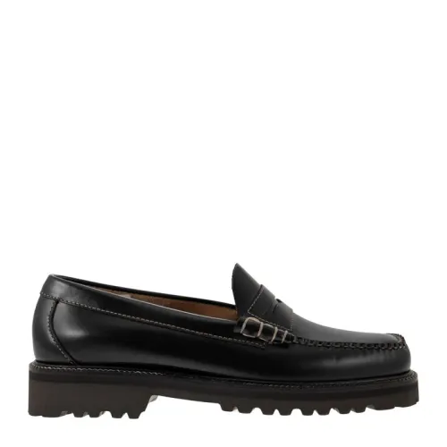 G.h. Bass & Co. , Weejun - Leather moccasins ,Black male, Sizes: