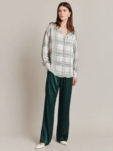 Ghost Amy Check Shirt - Green Check - Female