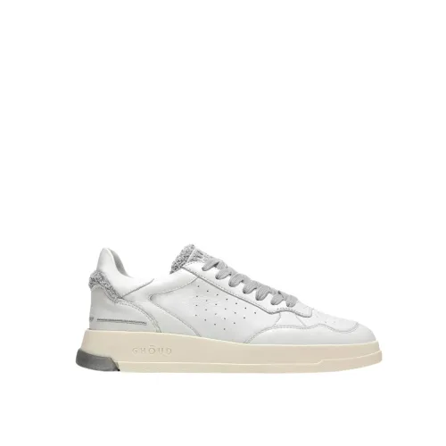 Ghoud , Low Leather/Sponge Sneakers ,White female, Sizes: