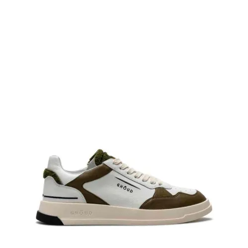 Ghoud , Low Leather/Sponge Sneakers ,White male, Sizes: