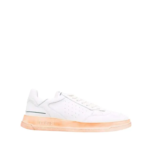 Ghoud , Low Top Leather Sneakers ,White male, Sizes: