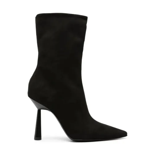 Gia Borghini , Black Rosie 7 Ankle Boot ,Black female, Sizes: