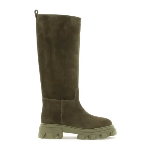 Gia Borghini , Combat boots ,Green female, Sizes: