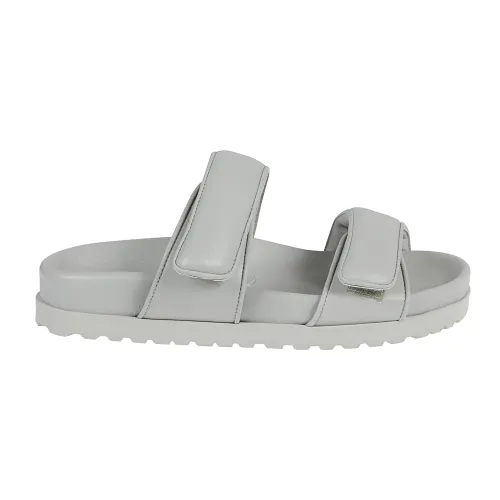 Gia Borghini , Double Strap Sandals ,Gray female, Sizes: