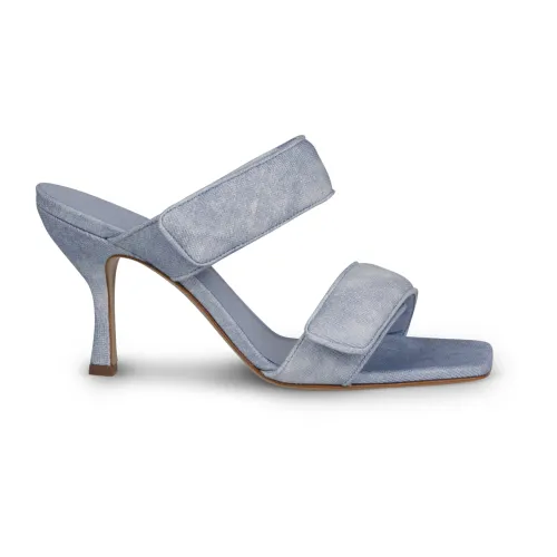 Gia Borghini , Gia Borghini Perni denim sandals ,Blue female, Sizes: