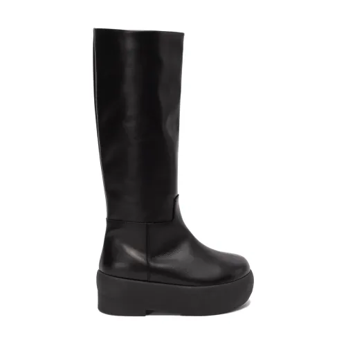 Gia Borghini , GIA x Pernille Chunky Tubolar Boots ,Black female, Sizes: