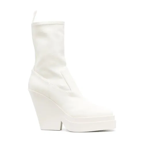 Gia Borghini , Heeled Boots ,Beige female, Sizes: