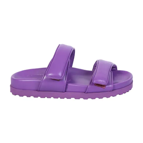Gia Borghini , Platform sandal by Gia Borghini x Pernille Teisbaek combines a handcrafted value with a modern style ,Purple female, Sizes: